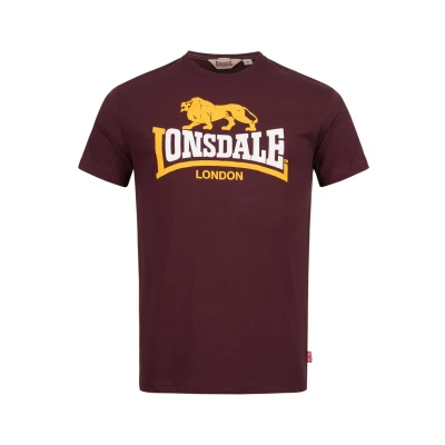 Afbeelding van Lonsdale Normale Passform Tshirt print, Maat: 3XL, Oxblood