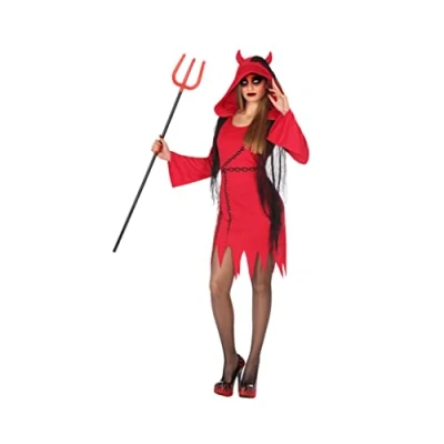 Afbeelding van Kostuums voor Volwassenen Rood Demon (1 Onderdelen) Maat M/L