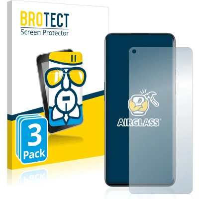 Afbeelding van BROTECT Screenprotector voor OnePlus 9 Folie Beschermfolie Beschermglas transparant (3 Stuks)