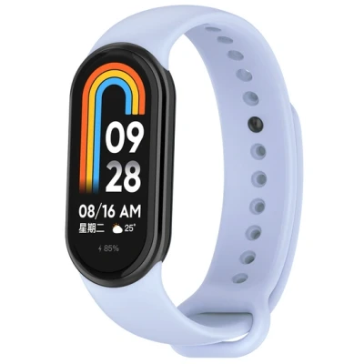 Afbeelding van Siliconen bandje Lichtblauw Xiaomi Smart band 8