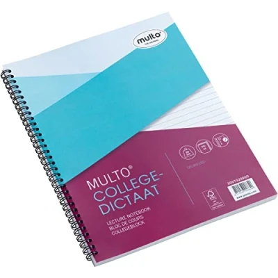 Afbeelding van Multo collegedictaat ft A4, gelijnd, 23 gaats collegeblok