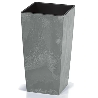 Afbeelding van Deuba Bloempot Beton Design 91L Grijs, 40 x 75 cm