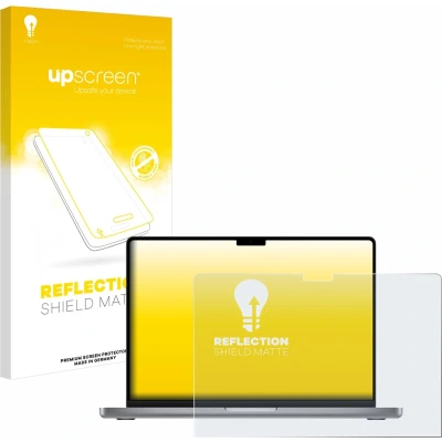Afbeelding van upscreen Screenprotector voor Apple MacBook Pro 14&quot; 2021 Folie Beschermfolie anti glare matte