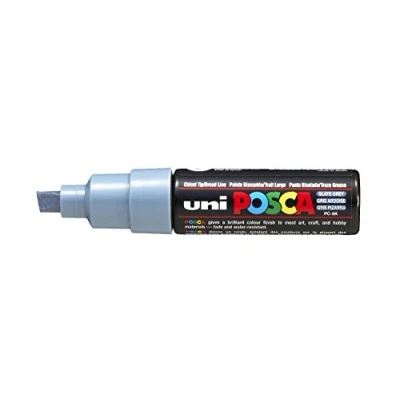 Afbeelding van uni ball Paint Marker op waterbasis Posca PC 8K grijs