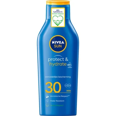 Afbeelding van Zonnemelk Factor 30 Nivea (Hydraterend, Waterresistent, 200 ml)