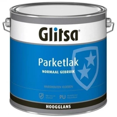 Afbeelding van Glitsa Parketlak Glans 2,5l Blanke lak &amp; Beits