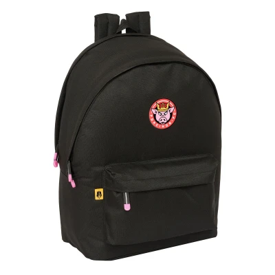 Afbeelding van Rugtas voor Laptop en Tablet met USB Uitgang kings league +usb Zwart 31 x 44 18 cm