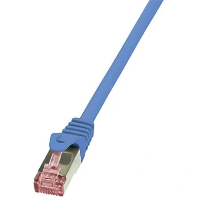 Afbeelding van LogiLink CQ2042S RJ45 Netwerkkabel, patchkabel CAT 6 S/FTP 1.50 m Grijs Vlambestendig, Snagless 1 stuk(s)