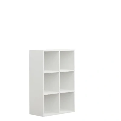 Afbeelding van VDD Vakkenkast Wandkast Wit Vakken Kast Wandkastje Wandkasten Woonkamer 6