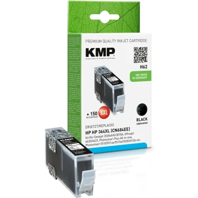 Afbeelding van KMP Inktcartridge vervangt HP 364XL, CN684AE Compatibel Zwart H62 1712,0001