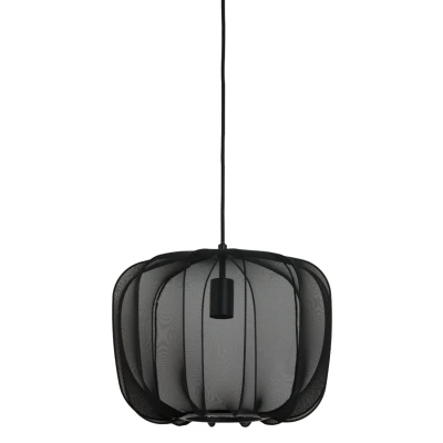 Afbeelding van Plumeria hanglamp Ø40x30 cm zwart
