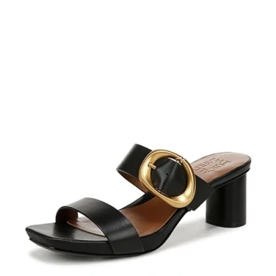 Afbeelding van Naturalizer IDA Slide Muiltjes met hak, Dames, Maat: 42, Black leather Leer