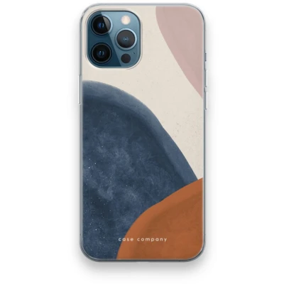Afbeelding van Case Company® hoesje geschikt voor iPhone 12 Pro Geo #1 Soft Cover Telefoonhoesje Bescherming aan alle Kanten en Schermrand