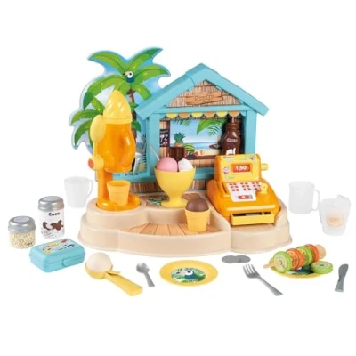 Afbeelding van Smoby Beach bar met ijsmachine en kassa