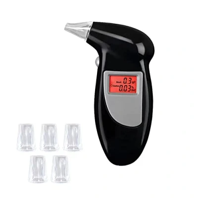 Afbeelding van CAM2 ? alcoholtester met 5 opzetstukken, snel digitaal led display