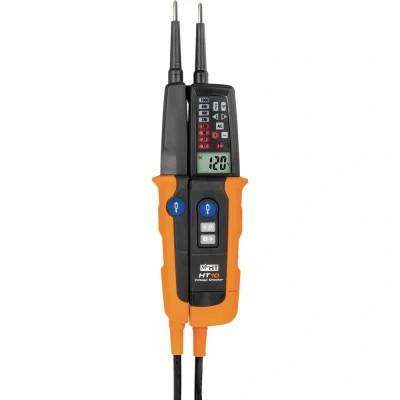 Afbeelding van HT Instruments HT10 Tweepolige spanningstester CAT III 1000 V, IV 600 V Akoestisch, Staafdiagram, LCD, LED