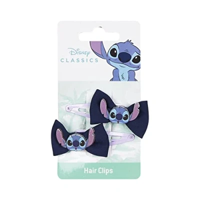 Afbeelding van Hair Clips Stitch Paars Blauw Lasso 2 Stuks