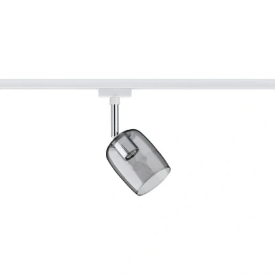 Afbeelding van Paulmann Blossom 230V railsysteem lamp URail G9 10 W LED Wit, Rook grijs