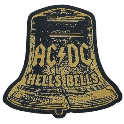 Afbeelding van AC/DC Patch Hells Bells Cut Out Zwart/Geel