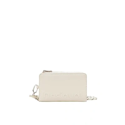 Afbeelding van Desigual Midsize Strap Portemonnee, Dames, Maat: One Size, Beige