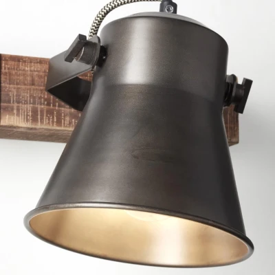 Afbeelding van Brilliant Decca 85810/46 Wandlamp E27 Zwart