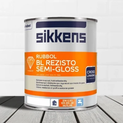 Afbeelding van Sikkens Rubbol BL Rezisto Semi Gloss 0,5 liter Houtverf