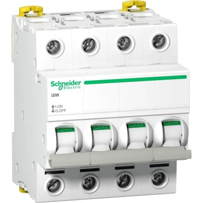 Afbeelding van Schneider Electric A9S65463 Belastbare scheidingsschakelaar 63 A 240 V