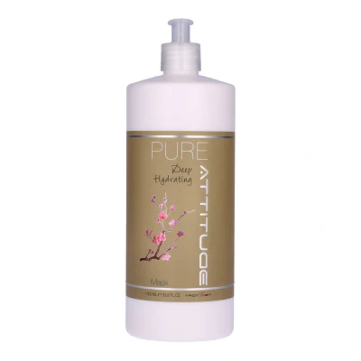 Afbeelding van Trontveit PURE Hydrating ATTITUDE Mask 1000 ml Intensieve Hydratatie voor Droog Haar, Shea Butter, Vegan, SLS/SLES Vrij, Curly Girl Goedgekeurd