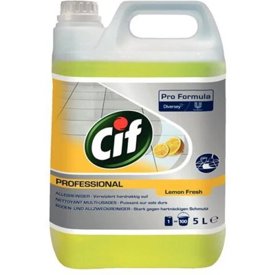 Afbeelding van Cif allesreiniger citroenfris, fles van 5 liter