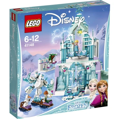 Afbeelding van Lego 43172 Disney Elsa&#039;s magische ijspaleis, Frozen kasteel, speelgoed met prinses Elsa en Anna minipoppetjes, veelkleurig