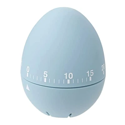 Afbeelding van Zenker 41894 mechanische eiertimer, timer, keukentimer, kunststof, blauw, 6 x 7,5 cm