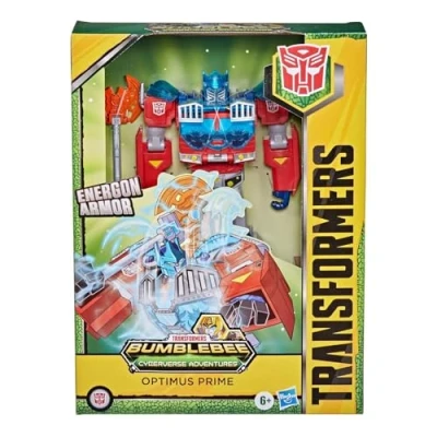 Afbeelding van Transformers Cyberverse Optimus Prime Ultimate Automatische Action Robot 22,5 cm