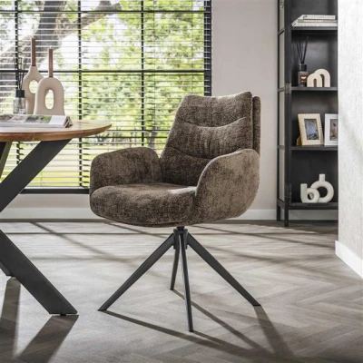 Afbeelding van Hoyz Collection Armstoel Lounge Rich Taupe Set van 2