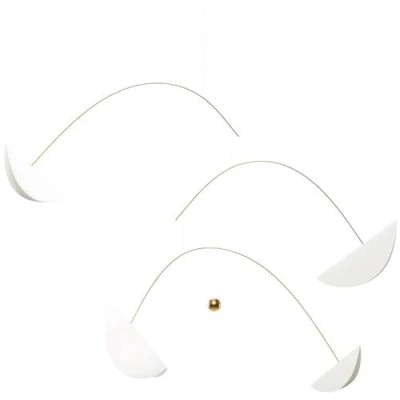Image de Mobile Flensted Life and Thread Blanc et Or