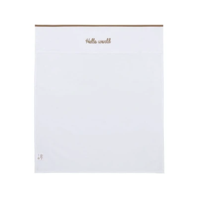 Afbeelding van Meyco Laken Ledikant Hello World Taupe