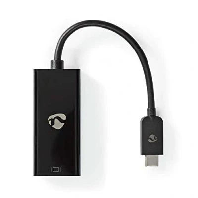 Afbeelding van Nedis USB C Adapter CCGP64452BK02 Zwart
