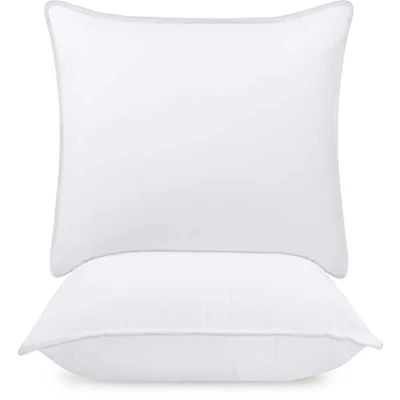 Afbeelding van Utopia Bedding Premie Kussen, Beddenkussens, zachte stof met Holle Vezelvulling (2, 65 x cm (2 stuks) Wit)