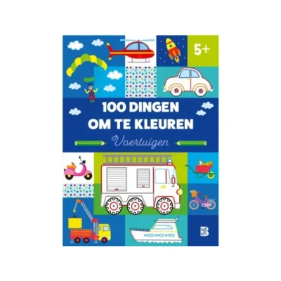 Afbeelding van 100 dingen om te kleuren: voertuigen