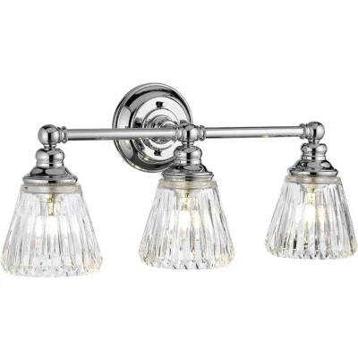 Afbeelding van Quintiesse LED Badkamerarmatuur Keynes 3W 3000K 300Lm 830 IP44 Dimbaar Polished Chrome