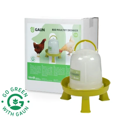 Afbeelding van Pluimvee drinktoren 1,5 l Bio green lemon op pootjes