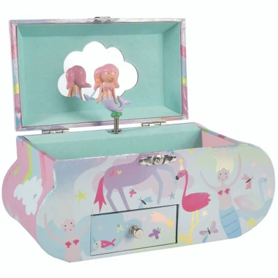 Afbeelding van Floss &amp; Rock Zeemeermin Muziek / Sieradendoosje 13 x 21.5 9.5cm Multi