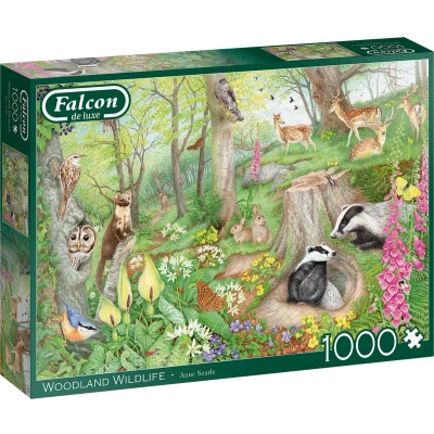 Afbeelding van Falcon puzzel Woodland Wildlife Legpuzzel 1000 stukjes