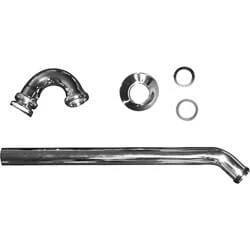 Afbeelding van Duravit Divers bidet buissifon 5/4&quot; m. muurbuis 21.5cm rozet
