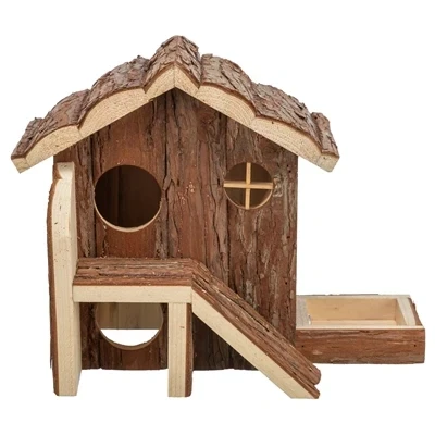 Afbeelding van Trixie huis henna voor hamsters schorshout 27x15x21 cm