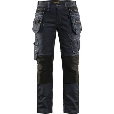 Image de Pantalon x1900 artisan stretch 2D femme marine/noir