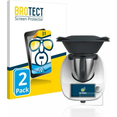 Afbeelding van BROTECT Screenprotector voor Vorwerk Bimby TM6 /Vorwerk Thermomix Folie Beschermfolie transparant (2 Stuks)
