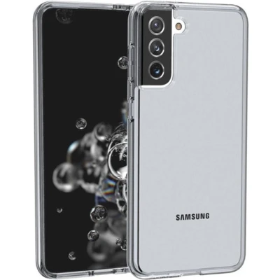 Afbeelding van Casecentive Shockproof case Samsung Galaxy S21 Ultra black transparant