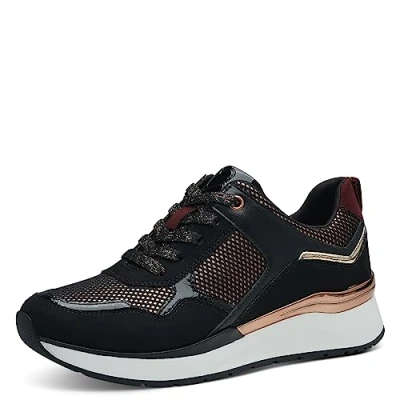 Afbeelding van Marco Tozzi Dames 2 23725 41 Sneakers voor dames, zwart/kam
