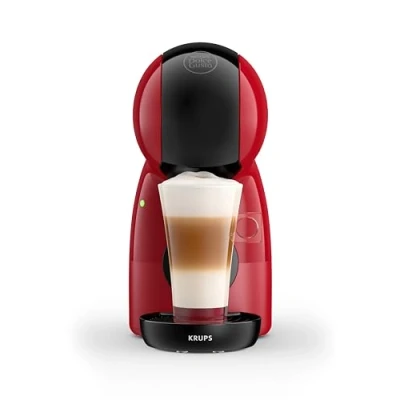 Image de Krups Nescafé Dolce Gusto, Piccolo XS, Machine à café capsules, Pression 15 bars, Cafetière dosettes, Multi boissons froides ou chaudes, Intuitive, Compact, Mode éco, Rouge, KP1A3510