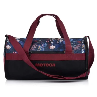 Afbeelding van meteor Sporttas Reistas Duffel Fitness Training Gym Weekend Werk, Bloemen, draagtas